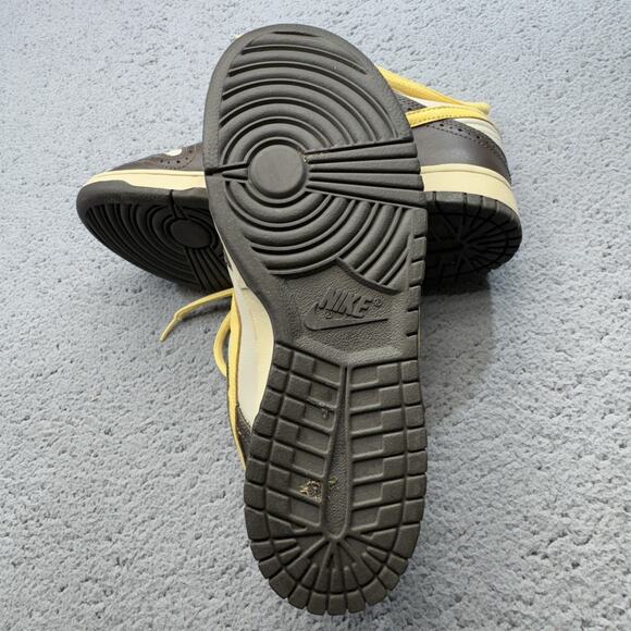 Vintage Nike SB Dunk Low Shoes Mens 9.5 Brown Yellow Argyle 313170-171 2006 Golf - Picture 11 of 16